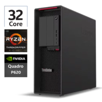 Delovna postaja, LENOVO ThinkStation P620 / AMD Ryzen Threadripper PRO 32-Core / 32GB / 500 GB SSD / Grafika NVIDIA / A kvaliteta