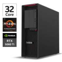 Delovna postaja, LENOVO ThinkStation P620 / AMD Ryzen Threadripper PRO 32-Core / 32GB / 1000 GB SSD / Grafika NVIDIA / A kvaliteta