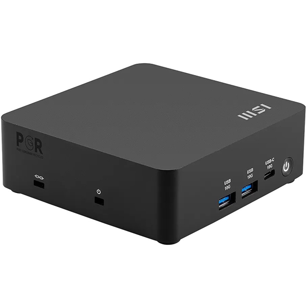 Mini namizni računalnik MSI Cubi NUC AI 1UMG-073BEU barebone Core Ultra 7 / Wi-Fi 6E + BT / 2×2.5Gbps (črn)