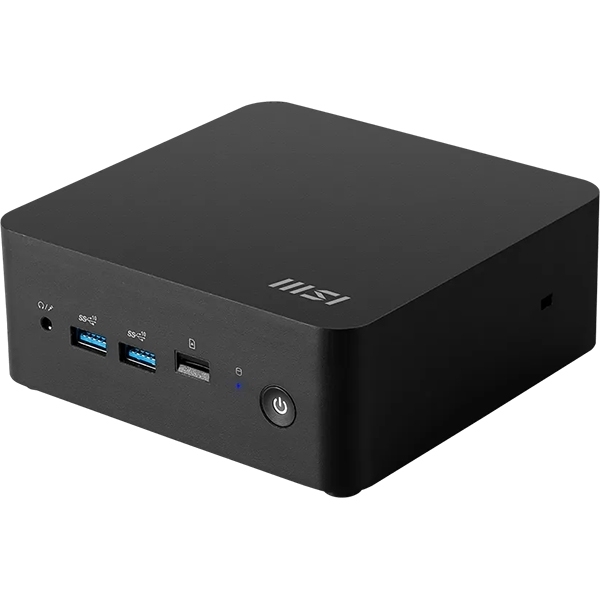 Mini namizni računalnik MSI Cubi NUC 1MG-244BEU Core 3 / 16GB / 512GB SSD / Wi-Fi 6E + BT / 2×2.5Gbps / Windows 11 Home (črn)